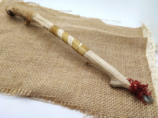 Handcarved Wooden Magic Wand - Driftwood - Gift for Witch - Gift For Wizard - Cosplay - Wand - Unique Gift - Birthday Gift - Christmas Gift
