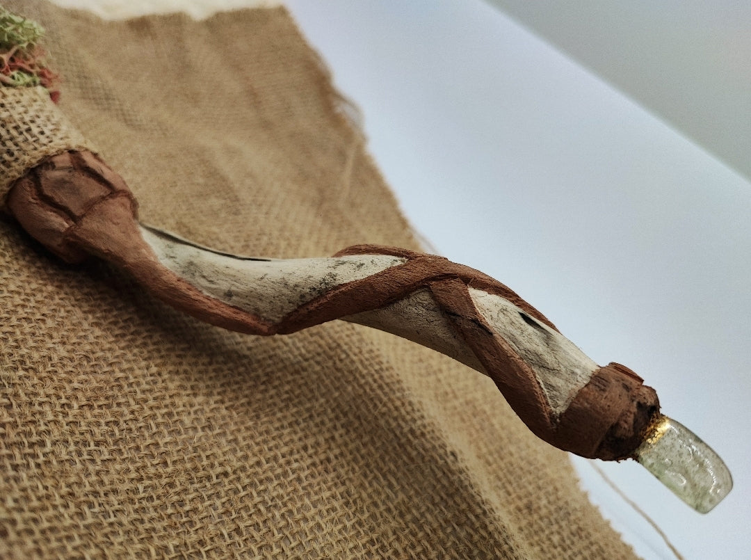Handcarved Wooden Magic Wand - Driftwood - Gift for Witch - Gift For Wizard - Cosplay - Wand - Unique Gift - Birthday Gift - Christmas Gift